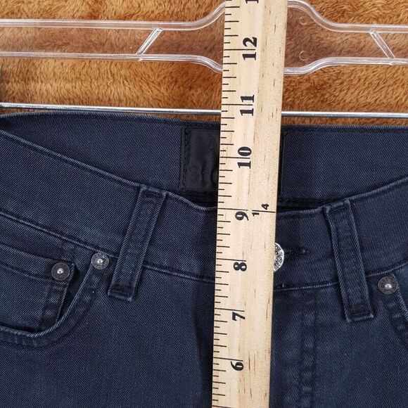 ACNE STUDIOS Jeans Womens Size 29 Black Wash Slim Fit ACE UPS - Picture 6 of 8